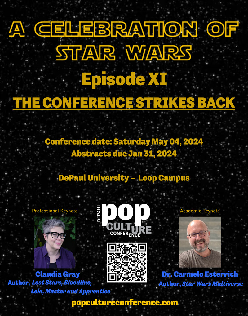 2024 DePaul Pop Culture Conference Theme Star Wars