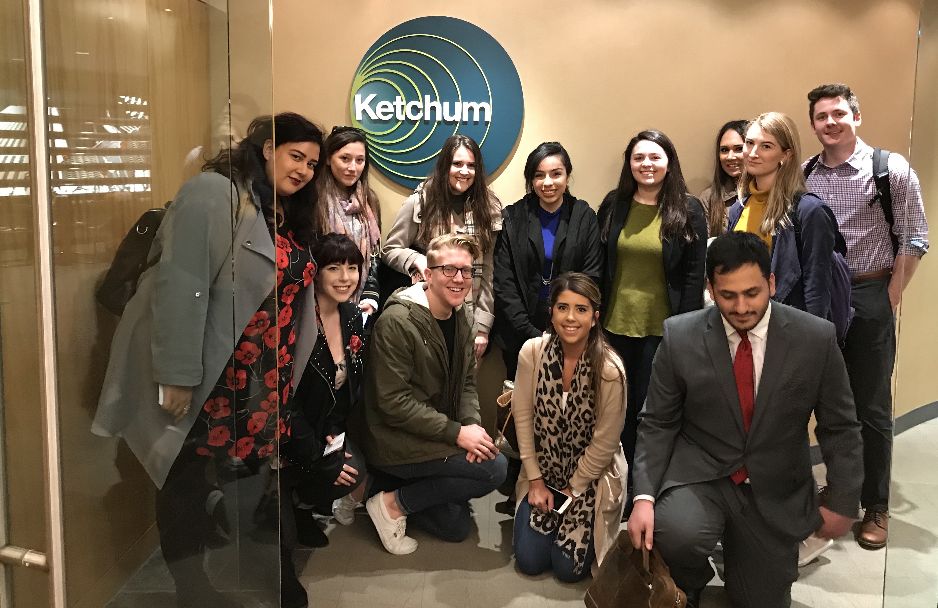 International Public Relations Class visiting Ketchum's offices