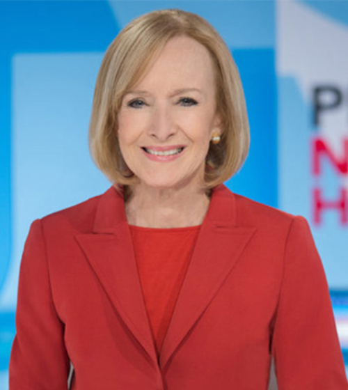 Judy Woodruff, PBS News Hour