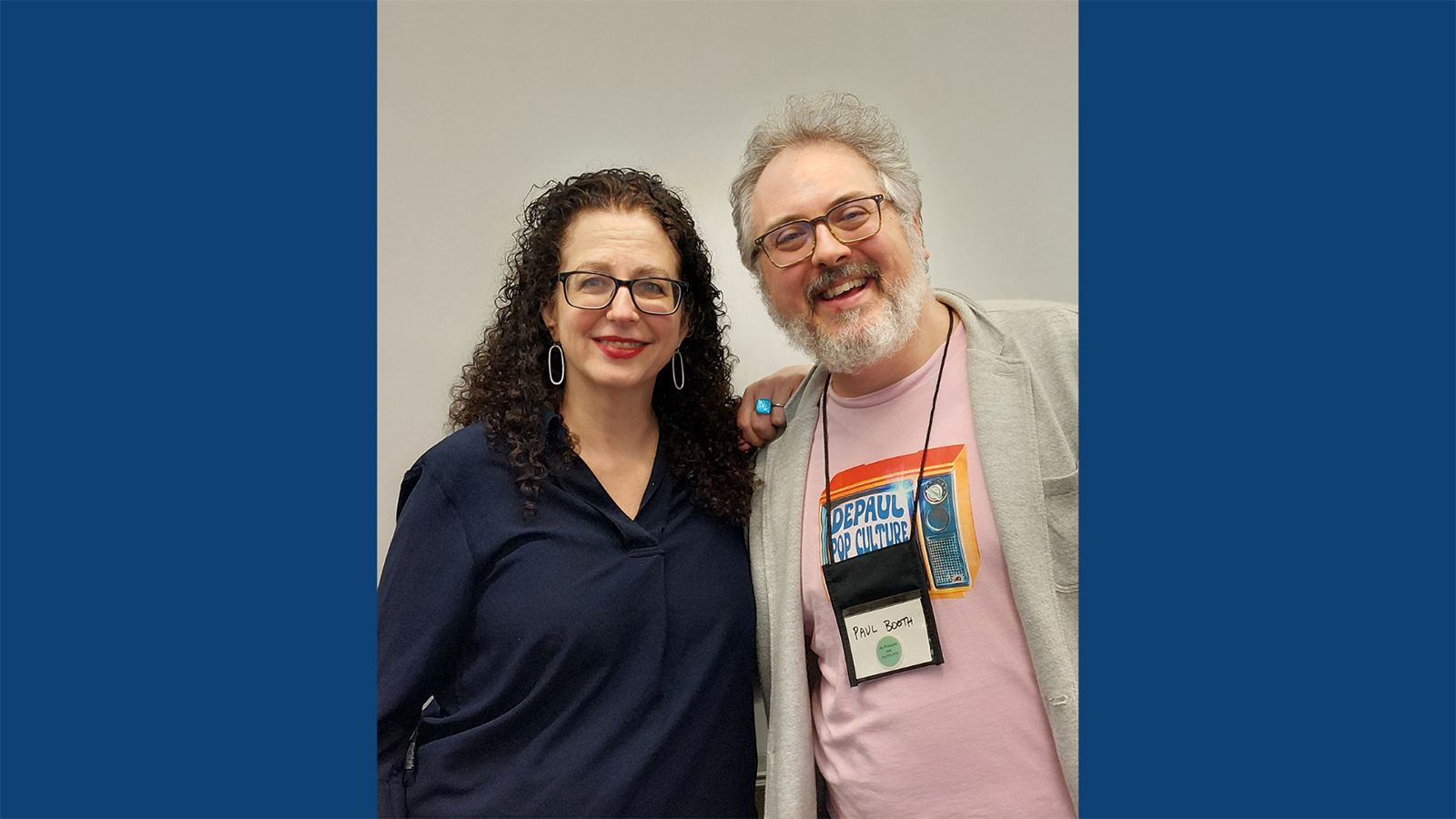 Emily Nussbaum and Paul Booth at the 2025 Pop Culture Conference 