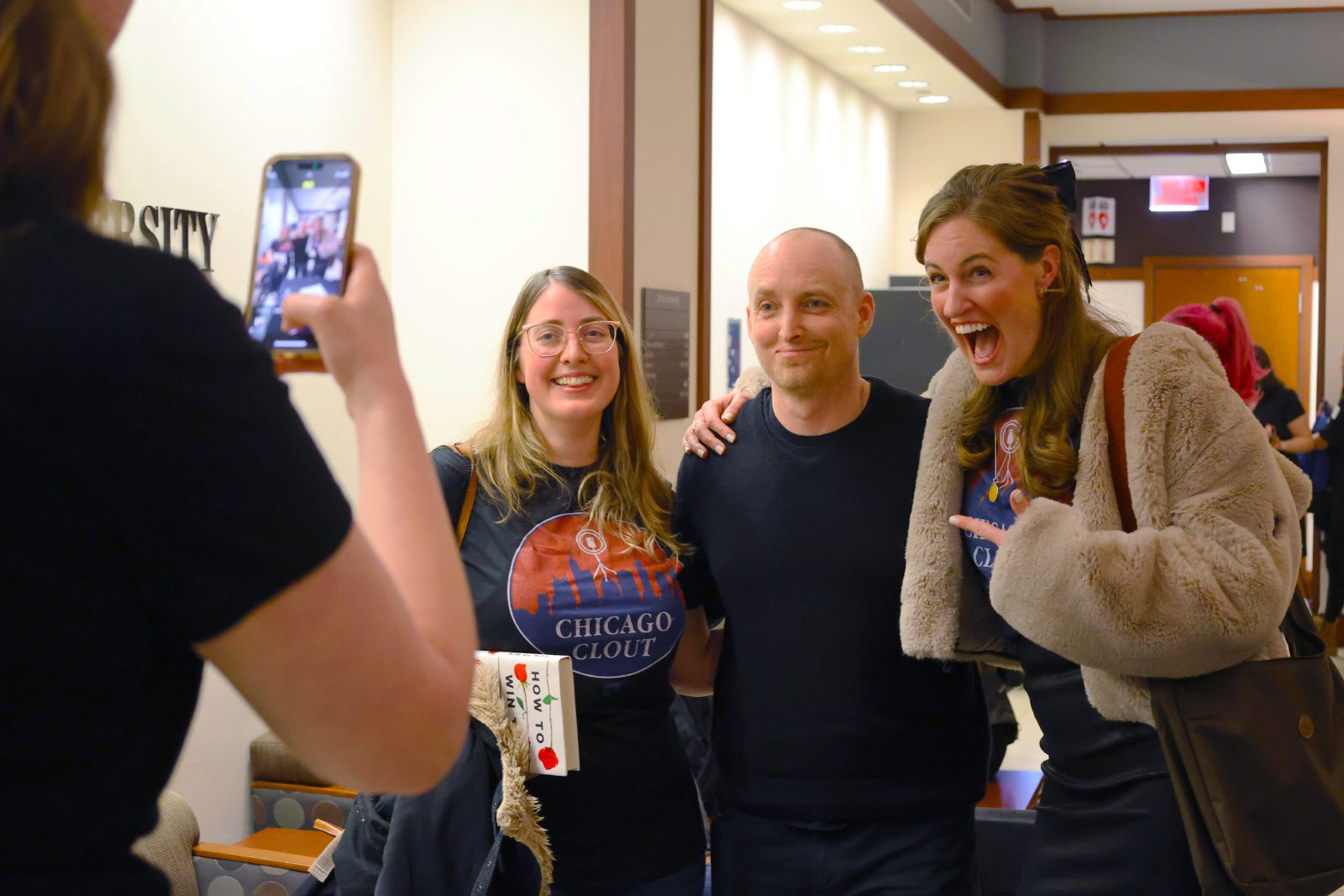 Chad Klutgen and conference attendees at the 2025 DePaul Pop Culture Conference
