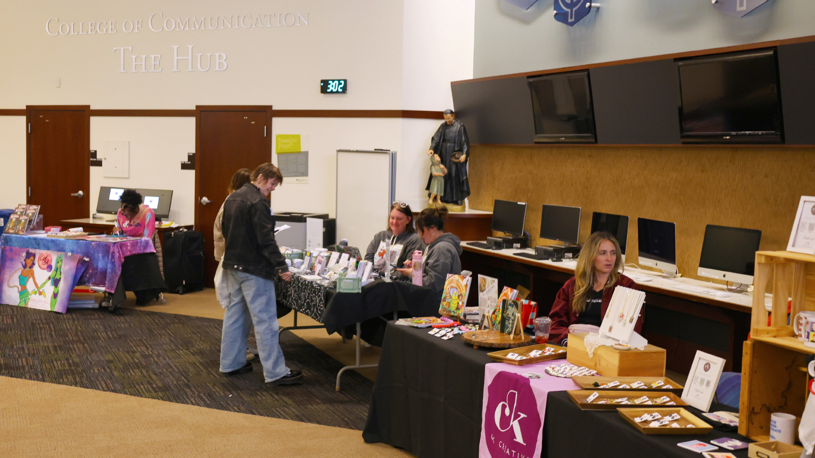 Vendor's Row at the 2025 DePaul PCC 