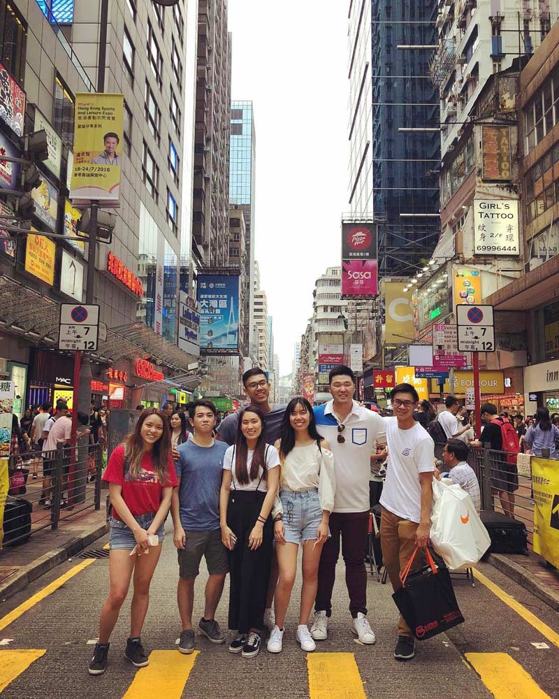 Sage Corps students in Hong Kong