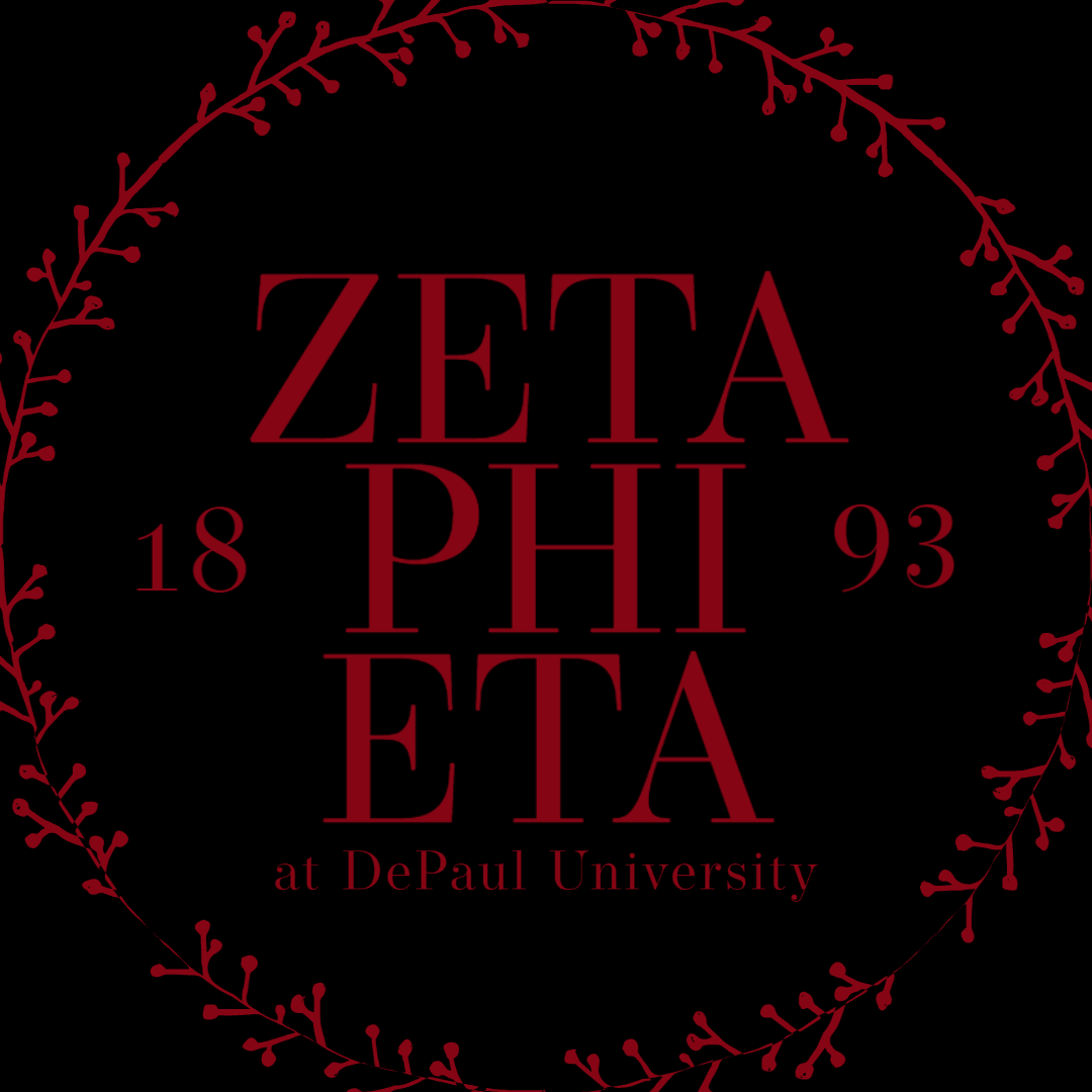 Zeta Phi Eta DePaul logo